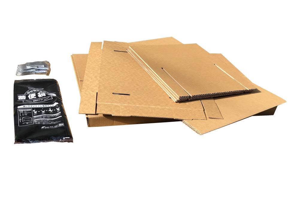 段ボールトイレ