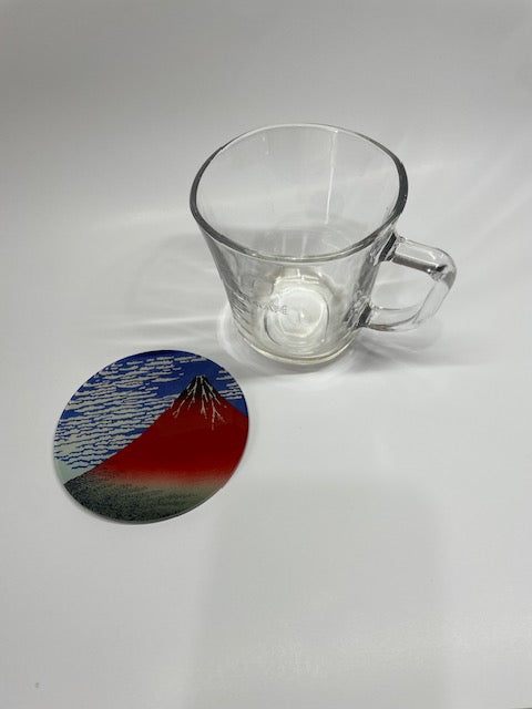 浮世絵 コースター 凱風快晴 葛飾北斎