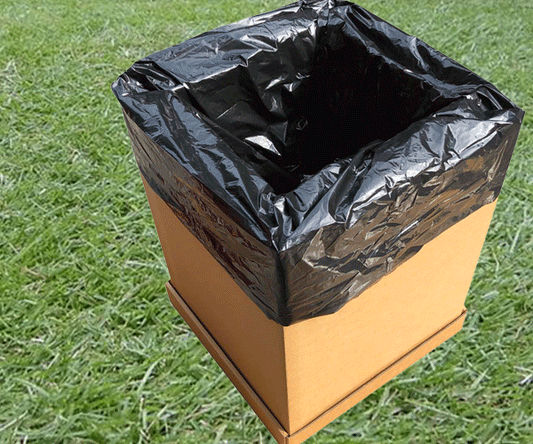 段ボールトイレ