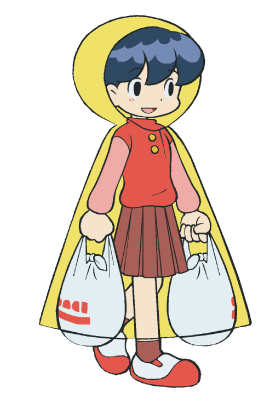 隠れみの-フード付き大型ポンチョ-